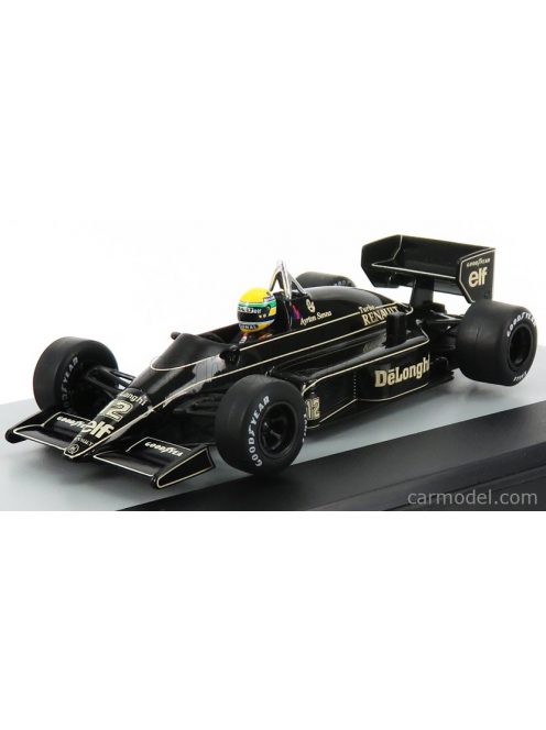 Edicola - Lotus F1 98T Team John Player Special N 12 Brazilian Gp 1986 Ayrton Senna Black Gold