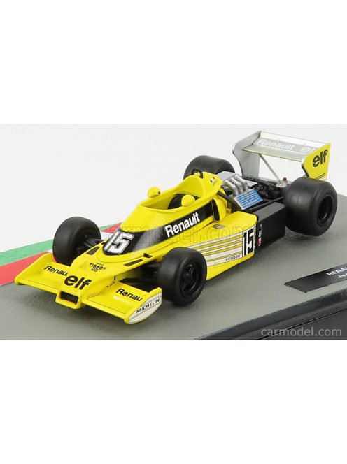 Edicola - Renault F1 Rs01 N 15 Season 1977 Jean Pierre Jabouille Yellow Black