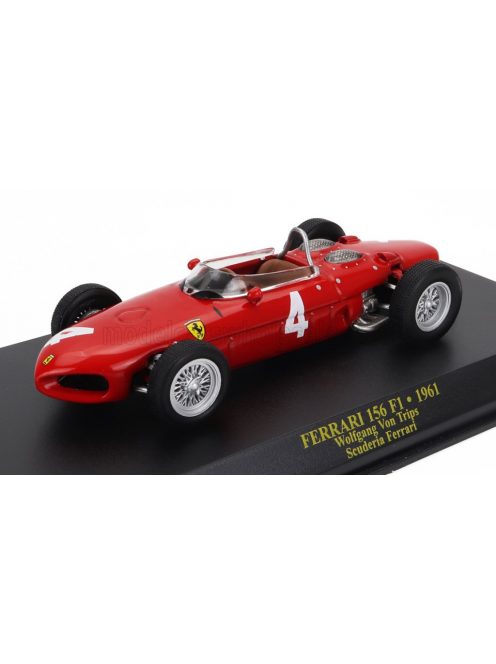 Edicola - FERRARI F1  156 SHARKNOSE N 4 SEASON 1961 WOLFGANG VON TRIPS RED