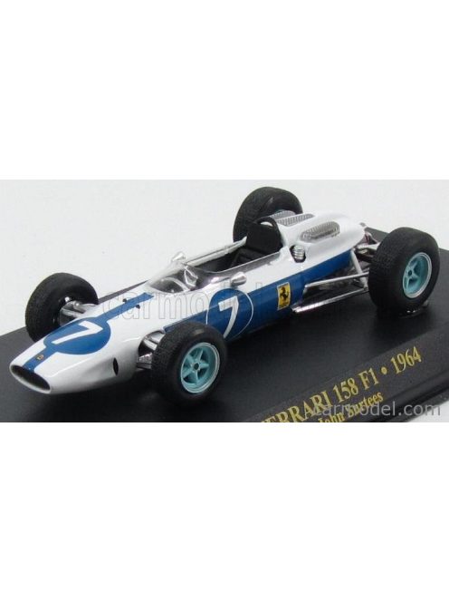 Edicola - Ferrari F1 158F1 N 7 J.Surtees Season 1964 World Champion - Blister Box White Blue