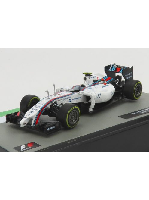 Edicola - WILLIAMS F1  FW36 MERCEDES TEAM MARTINI N 77 SEASON 2014 VALTTERI BOTTAS WHITE LIGHT BLUE RED