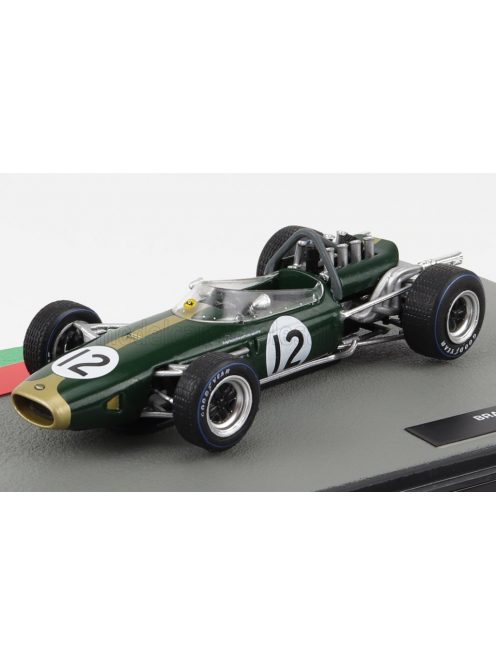 Edicola - BRABHAM F1  BT19 N 12 WORLD CHAMPION SEASON 1966 JACK BRABHAM GREEN GOLD