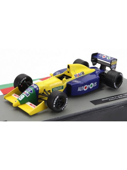 Edicola - BENETTON F1  FORD B190B N 19 SEASON 1991 ROBERTO MORENO YELLOW BLUE