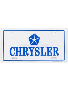   Edicola - Accessories Funny Metal Plate - Chrysler Logo White