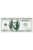 Edicola - Accessories Funny Metal Plate - 100 Dollars White Green