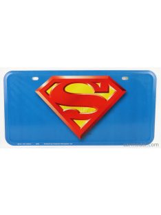   Edicola - Accessories Funny Metal Plate - Superman Logo Blue Red