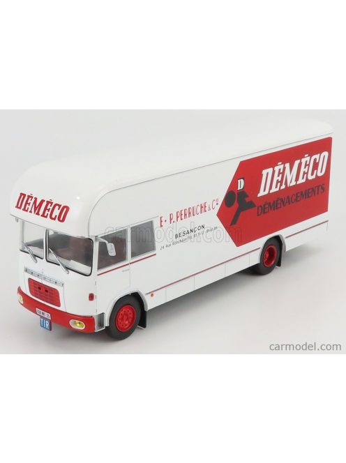 Edicola - Berliet Gbk75 Truck Demeco 1967 White Red