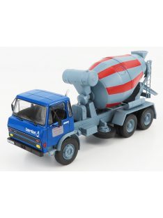   Edicola - BERLIET GRH230 6x4 BETONIERA TANKER CEMENT MIXER TRUCK 3-ASSI 1959 - MOVIMENTO TERRA BLUE GREY RED