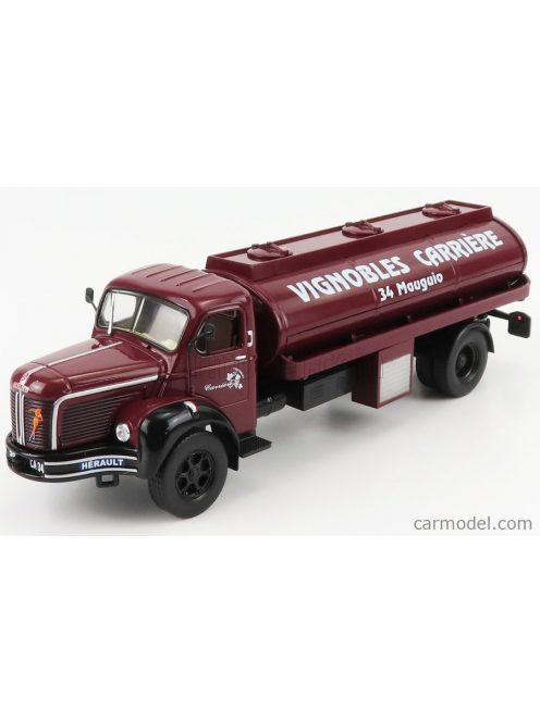 Edicola - Berliet Glm10B M3 6X4 Tanker Truck Pinardier 3-Assi 1955 Bordeaux