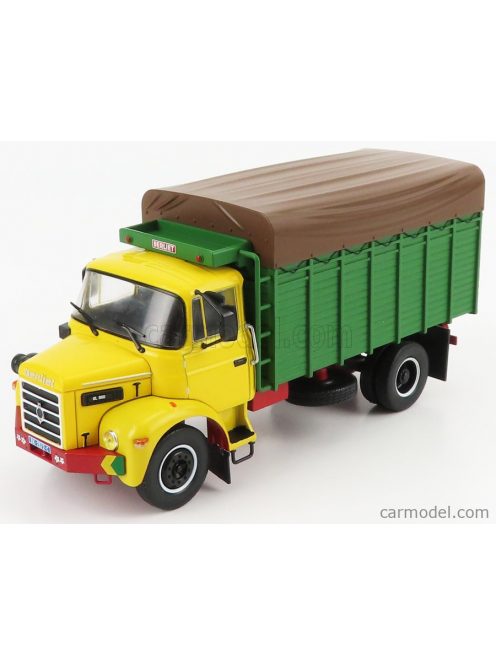 Edicola - Berliet Gl900 Truck Cassonato 1976 Yellow Green