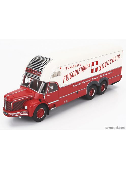 Edicola - Berliet Gbm 10 Truck Savoyards Frigorifiques Transports 3-Assi 1960 Red White