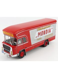 Edicola - BERLIET GBK6 TRUCK MONDIA 1971 RED SILVER