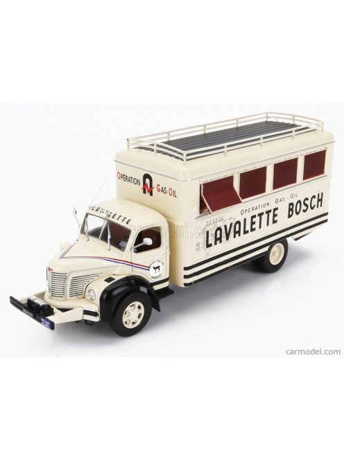 Edicola - Berliet Glc6 Truck Operation Gas Oil Lavalette Bosh 2-Assi 1969 Cream