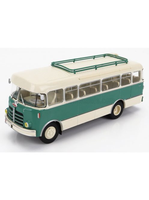 Edicola - BERLIET PLA AUTOBUS 2-ASSI 1955 CREAM GREEN