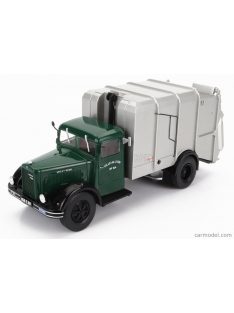   Edicola - Berliet Gdr 7W Truck Trasporto Raccolta Rifiuti Urbani 2-Assi 1954 Green White