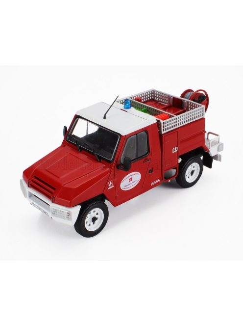 Edicola - AUVERLAND DESAUTEL 4x4 SERVICE DEPARTEMENTAL D'INCENDIE ET DE SECOURS DES HAUTES ALPES FIRE ENGINE 1981 RED WHITE