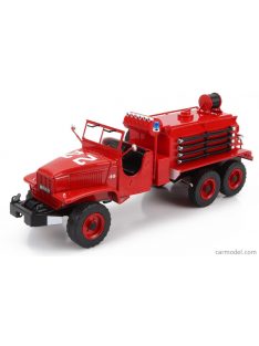   Edicola - Gmc Cckw 353 Tanker Truck 1960 - Fire Engine - Vigili Del Fuoco - Feuerwehr Red