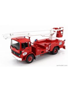   Edicola - Renault Jp11 Truck Scala Cestello 1977 - Fire Engine - Vigili Del Fuoco - Feuerwehr Red White