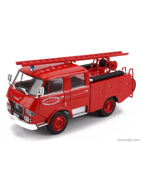 Edicola - Citroen N-Series Tanker Truck 1969 - Fire Engine - Vigili Del Fuoco - Feuerwehr Red