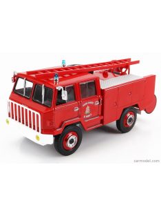   Edicola - Berliet Ff 4X4 Tanker Truck 1971 - Fire Engine - Vigili Del Fuoco - Feuerwehr Red White Silver