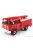 Edicola - Berliet Ff 4X4 Tanker Truck 1971 - Fire Engine - Vigili Del Fuoco - Feuerwehr Red White Silver