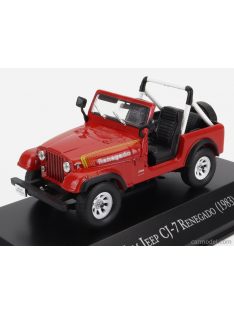 Edicola - Jeep Cj-7 Renegado Open 1983 Red