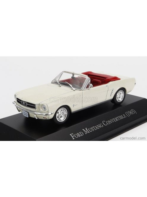 Edicola - Ford Usa Mustang Cabriolet Open 1965 White