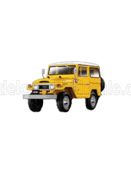 Edicola - TOYOTA LAND CRUISER (FJ40V) 1974 YELLOW WHITE