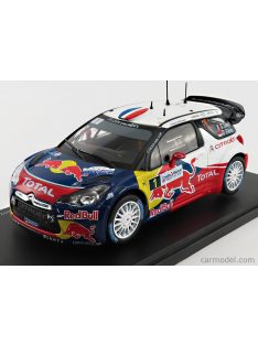   Edicola - Citroen Ds3 Wrc Redbull Total N 1 Rally D'Alsace 2012 S.Loeb - D.Elena Blue White Red