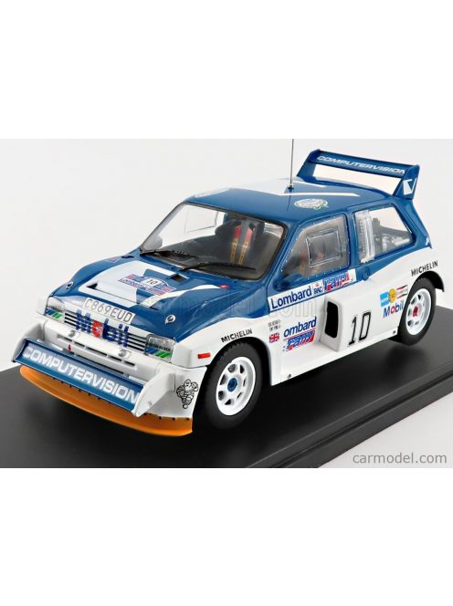 Edicola - Mg Metro 6R4 Mobil N 10 Rally Rac Gb 1985 T.Pond - R.Arthur Blue White