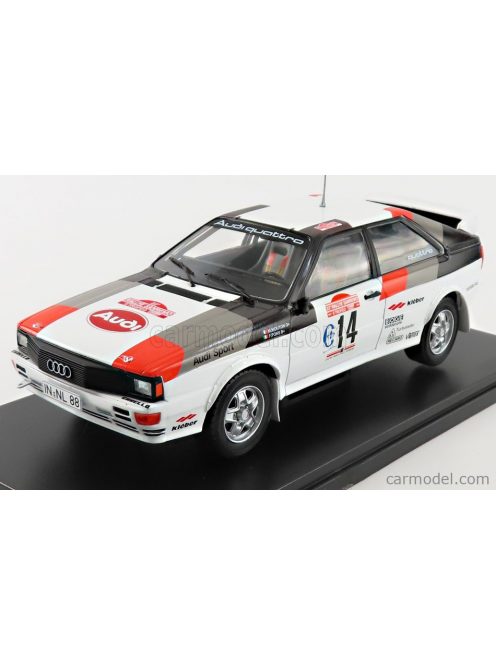 Edicola - Audi Quattro A1 N 14 Rally Sanremo 1981 M.Mouton - F.Pons White Black Red