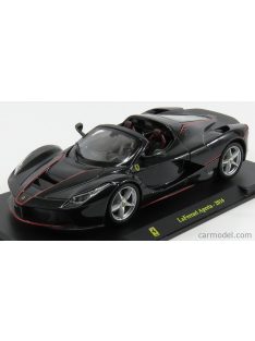   Edicola - Ferrari Laferrari Aperta Spider 2016 - Con Vetrina - With Showcase Black Met