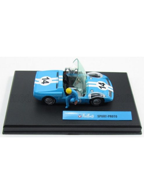 Edicola - VAILLANT SPORT PROTO N 14 SPIDER - WITH FIGURES LIGHT BLUE WHITE