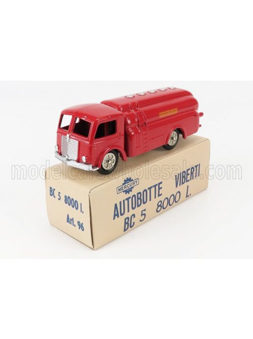 Edicola - VIBERTI AUTOBOTTE BC5 8000L PETROLCALTEX TANKER TRUCK 1940 RED