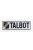 Edicola - Accessories 3D Metal Plate - Talbot White Black