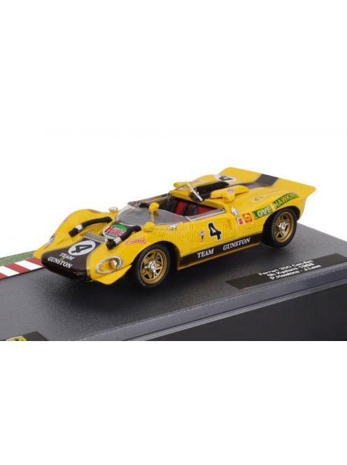 Edicola - FERRARI 350 P4 SPIDER CAN-AM TEAM GUNSTON N 4 9h KYALAMI 1968 PAUL HAWKINS - JOHN LOVE YELLOW BLACK