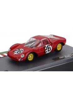   Edicola - FERRARI 206SP DINO SPIDER TEAM SCUDERIA FERRARI SEFAC N 26 WINNER TRENTO-BONDONE 1965 LUDOVICO SCARFIOTTI RED