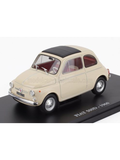 Edicola - FIAT 500D 1960 - CON VETRINA - WITH SHOWCASE CREAM