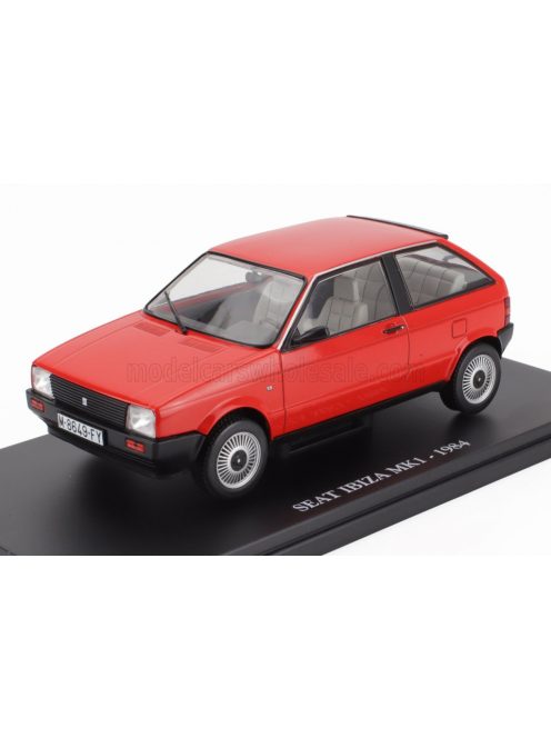 Edicola - SEAT IBIZA 1-SERIES 1984 - CON VETRINA - WITH SHOWCASE RED