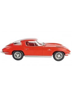   Edicola - CHEVROLET CORVETTE STINGRAY COUPE 1963 - CON VETRINA - WITH SHOWCASE RED