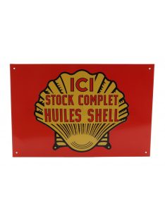   Edicola - ACCESSORIES METAL PLATE - ICI STOCK COMPLET HUILES SHELL VARIOUS