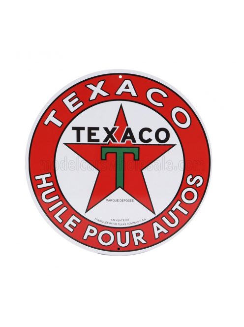 Edicola - ACCESSORIES METAL ROUND PLATE - TEXACO VARIOUS