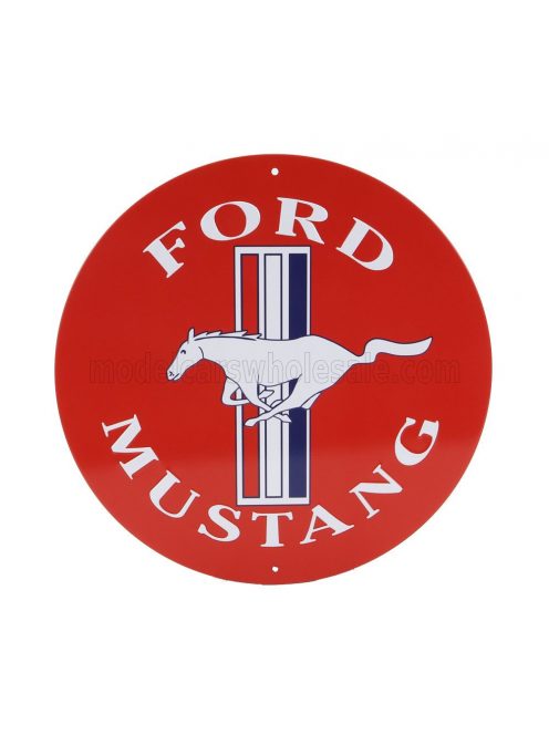 Edicola - ACCESSORIES METAL ROUND PLATE - FORD MUSTANG VARIOUS