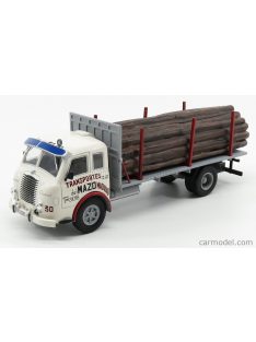   Edicola - Pegaso Z202 Diesel Truck Trasportes Del Mazo 1956 - Trasporto Tronchi White Grey Wood