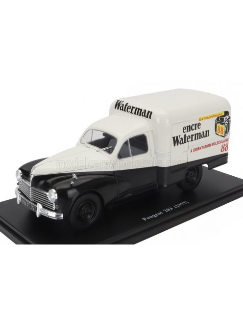 Edicola - PEUGEOT 203 VAN ENCRE WATERMAN 1957 - WITHOUT CARD BOX - SENZA SCATOLA WHITE BLACK