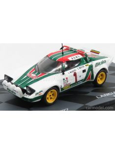   Edicola - Lancia Stratos Hf Alitalia (Night Version) N 1 Winner Rally Montecarlo 1977 S.Munari - S.Maiga White Green Red