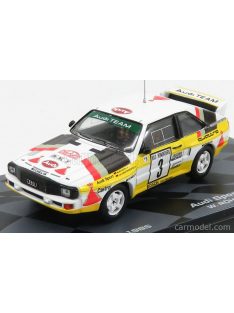   Edicola - Audi Sport Quattro Audi Team Hb 2Nd Rally Montecarlo 1985 W.Rohrl - C.Geistdorfer White Yellow