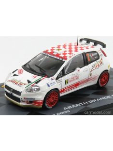   Edicola - Fiat Grande Punto S2000 N 2 Rally Montecarlo 2009 G.Basso - M.Dotta White Red