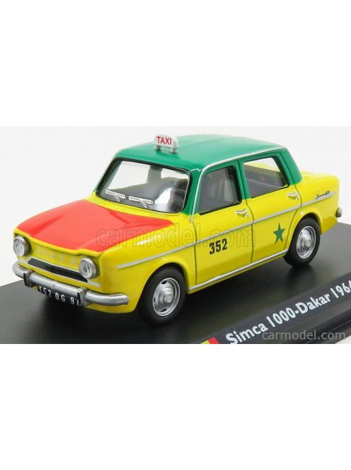 Edicola - Simca 1000 Taxi Dakar 1964 Yellow Green Red