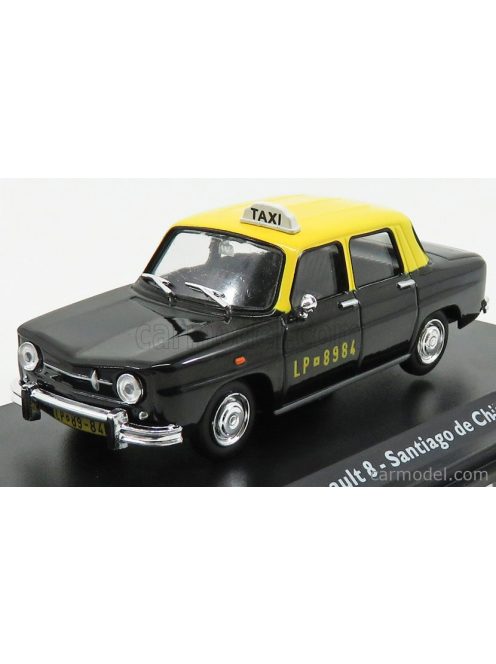 Edicola - Renault 8 Taxi Santiago De Chile 1965 Black Yellow